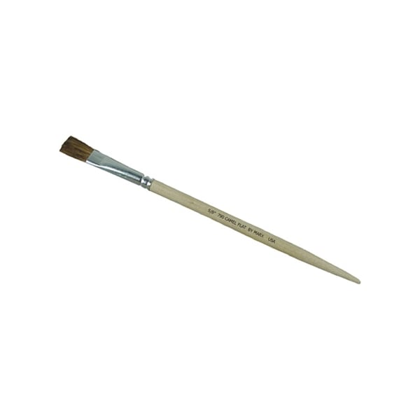 Size 3/4" Camel Hair Flat Artist Brush